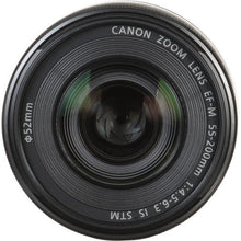 Cargar imagen en el visor de la galería, Canon EF-M 55-200mm f/4.5-6.3 IS STM Black