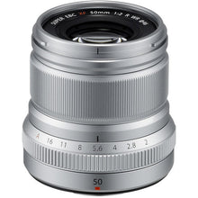 Cargar imagen en el visor de la galería, Fujifilm XF 50mm f/2 R WR Lens (Silver)