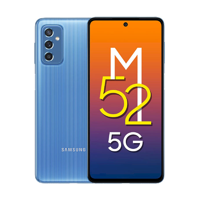 Samsung Galaxy M52 M526BR DS 5G 128GB 8GB (RAM) Light Blue (GLOBAL VERSION)