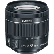 Cargar imagen en el visor de la galería, Canon EF-S 18-55mm f/4-5.6 IS STM Lens Black