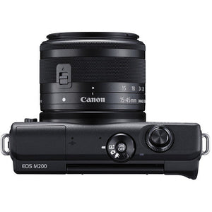 Canon EOS M200 With EF-M 15-45mm STM Black