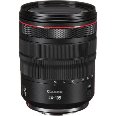 Canon EOS R5 with RF 24-105mm f/4L IS USM Lens (No Adapter)