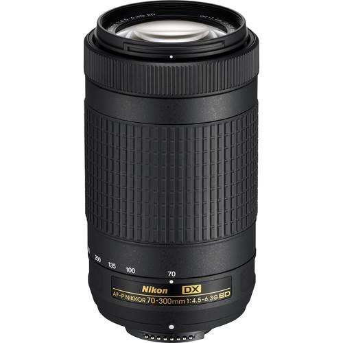 Nikon AF-P 70-300mm f/4.5-6.3G ED Black No VR