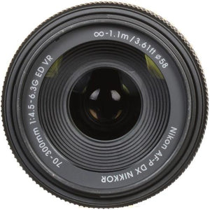 Nikon AF-P 70-300mm f/4.5-6.3G ED VR Black