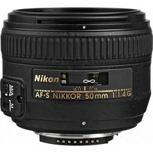 Cargar imagen en el visor de la galería, Nikon AF-S 50mm f/1.4G Black