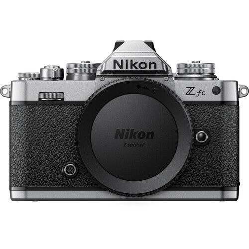 Nikon Z fc Mirrorless Digital Camera Silver with 28mm f/2.8 SE Lens