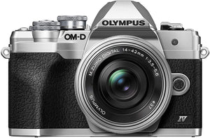 Olympus OM-D E-M10 Mark IV Kit (14-42mm EZ Lens) Silver at Online 